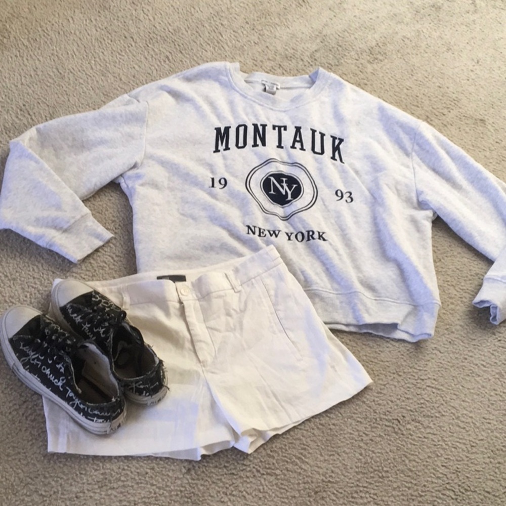 BETTER TOGETHER/HEATHER GRAY-MONTAUK 1993 NEW YORK SWEATSHIRT/NEW